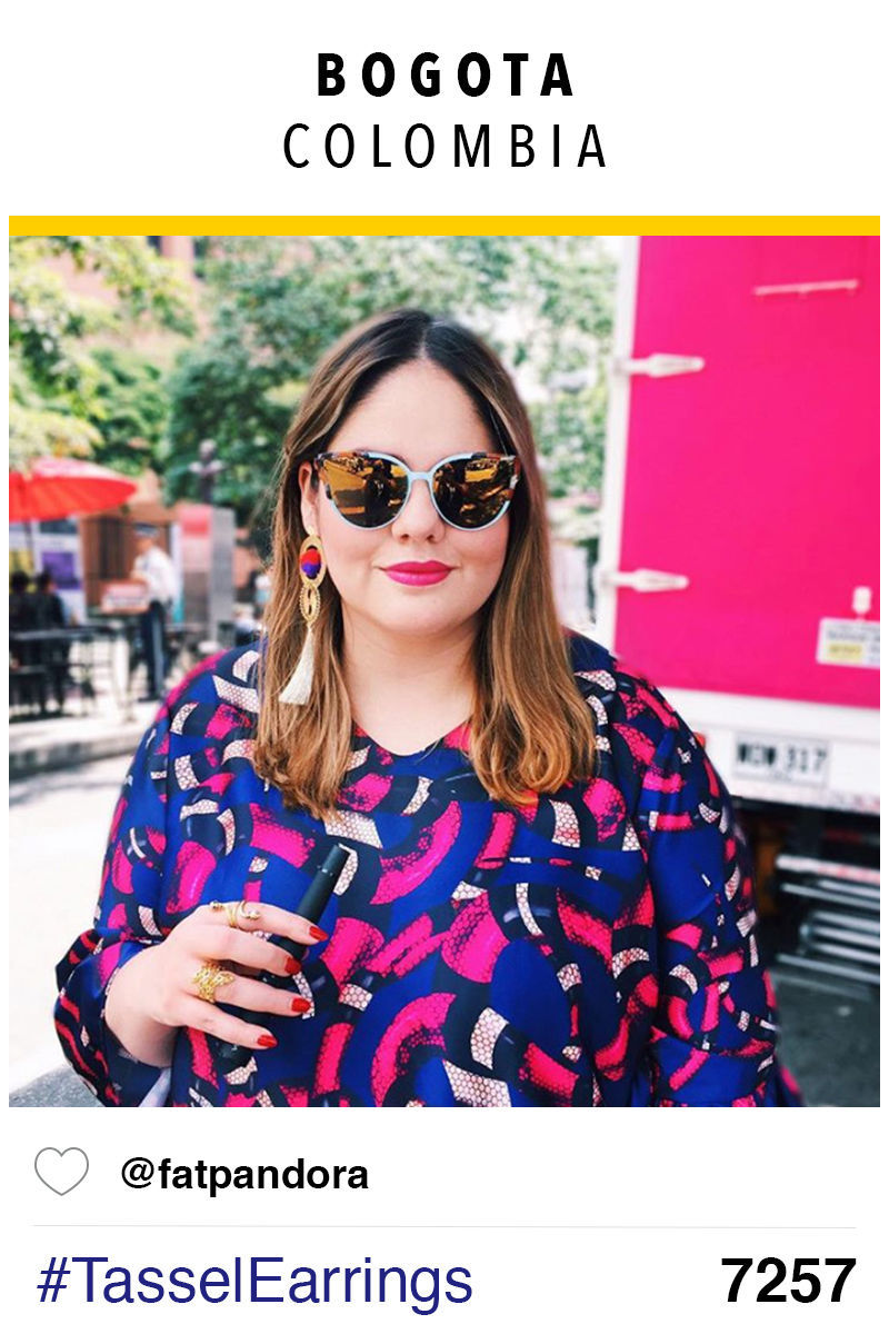 Colombia: tassel earrings